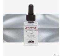 Schmincke Aero Color Acrylic Ink Metallic Silver 28ml Airbrush Painting