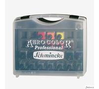 Schmincke Aero Color Acrylic Ink Plastic Set 16x28ml With 7 Empty Jars Airbrush