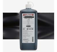 Schmincke : Aero Color Finest Acrylic Ink : 1000ml : Black