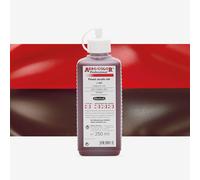 Schmincke : Aero Color Finest Acrylic Ink : 250ml : Red Madder Dark