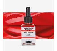 Schmincke : Aero Color Finest Acrylic Ink : 28ml : Candy Poppy Red