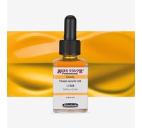 Schmincke : Aero Color Finest Acrylic Ink : 28ml : Candy Yellow Gold