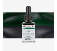 Schmincke : Aero Color Finest Acrylic Ink : 28ml : Chromium Oxide Green Brilliant