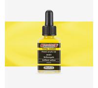 Schmincke : Aero Color Finest Acrylic Ink : 28ml : Total Cover : Brilliant Yellow