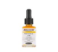 Schmincke : Aero Color Professional Fluid Acrylic : Indian Yellow 28ml.