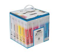 Schmincke - AKADEMIE® Acrylic, Value pack, large assortment 16 x120 ml tubes, cardboard box set, brilliant, highly lightfast colours, cadmium-free, fine artists' acrylic colours