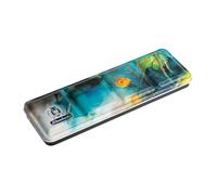 Schmincke - AKADEMIE® AQUARELL printed paint box with the winning motif of the watercolor competition, 75825097, 12 half pans, space for 12 additional pans, perfect starter box