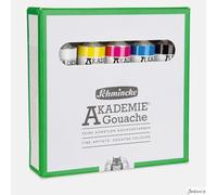 Schmincke Akademie Gouache Paint Set Cardboard 20ml 5 Pack For Colour Mixing