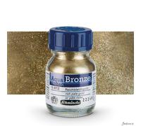 Schmincke - Aqua-Bronze, rich pale gold, 20 ml, 15 812 032, shiny metallic effects on gouache and watercolour paintings, paper, cardboard, painting board, canvas