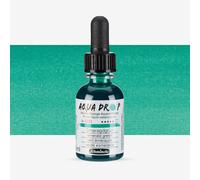 Schmincke - AQUA DROP, liquid, pigment-based watercolour, emerald green in 30 ml pipette bottle, 24500034, for watercolour painting, urban sketching, calligraphy, handlettering, lightfast