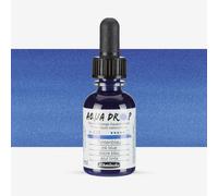 Schmincke - AQUA DROP, liquid, pigment-based watercolour, ink blue in 30 ml pipette bottle, 24430034, for watercolour painting, urban sketching, calligraphy, handlettering, lightfast