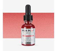 Schmincke - AQUA DROP, liquid, pigment-based watercolour madder red in 30 ml pipette bottle, 24340034, for watercolour painting, urban sketching, calligraphy, handlettering, lightfast