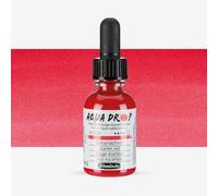 Schmincke - AQUA DROP, liquid, pigment-based watercolour, scarlet red in 30 ml pipette bottle, 24330034, for watercolour painting, urban sketching, calligraphy, handlettering, lightfast