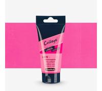 Schmincke - College® Linol, artists' lino printing inks, neon magenta in 75 ml tube, 39870013, low-odour water-based lino printing ink, lightfast, even print