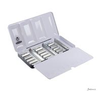 Schmincke : Empty Metal Watercolour Box : Holds 18x5ml Tubes
