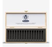 Schmincke : Empty Wooden Pastel Box : Holds 15