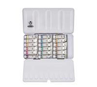 Schmincke - HORADAM® AQUARELL colour box, 18 x 5 ml tubes, 74118097, metal box, painting set, finest premium watercolours