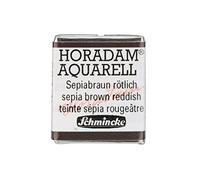 Schmincke - HORADAM® AQUARELL - finest artists' watercolour paints, 662 Sepia brown reddish, 14 662 044, 1/2 pan