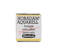 Schmincke - HORADAM® AQUARELL - finest artists' watercolours, 205 Rutile yellow, 14 205 044, 1/2 pan