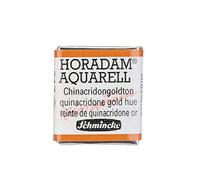 Schmincke - HORADAM® AQUARELL - finest artists' watercolours, 217 chinacridone gold hue, 14 217 044, 1/2 pan