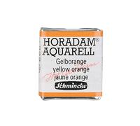 Schmincke - HORADAM® AQUARELL - finest artists' watercolours, 222 Yellow-orange, 14 210 044, 1/2 pan