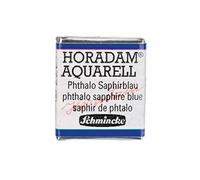 Schmincke - HORADAM® AQUARELL - finest artists' watercolours, 477 Phthalo Sapphire Blue, 14 477 044, 1/2 pan