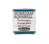 Schmincke - HORADAM® AQUARELL - finest artists' watercolours, 528 Prussian green, 14 528 044, 1/2 pan