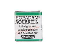 Schmincke - HORADAM® AQUARELL - finest artists' watercolours, 535 Cobalt green pure, 14 535 044, 1/2 pan