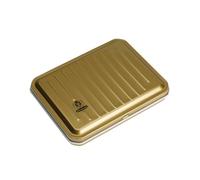 Schmincke - HORADAM® AQUARELL paint box compact, gold-lacquered metal box with 6 finest watercolors in gold tones, 74665097, space for 12 additional pots