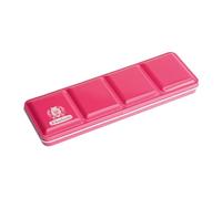 Schmincke : Horadam Watercolour Paint : Pretty Pink Metal Set : 15 Half Pans & Da Vinci Brush
