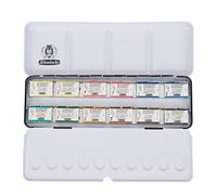 Schmincke Horadam Artists Watercolour 12 Full Whole Pan Metal Box Set - 74312097
