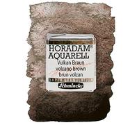 Schmincke - HORADAM® AQUARELL, Super Granulation, 14 915 044 Volcano Brown, 1/2 pans, very strong granulating colors, finest, super-granulating watercolors