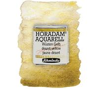 Schmincke - HORADAM® AQUARELL, Super Granulation, 14 921 044 Desert Yellow, 1/2 pans, very strong granulating colors, finest, super-granulating watercolors