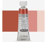 Schmincke : Horadam Gouache Paint : 15ml : English Red