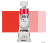 Schmincke Horadam Gouache Paint Extra Fine Pigment 15ml Vermilion Hue Colour