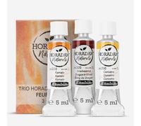 Schmincke - Horadam Naturals, Trio Fire, 86 003 097, finest vegan watercolor, set with 3x 5 ml