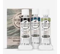 Schmincke - Horadam Naturals, Trio Water, 86 004 097, finest vegan watercolor, set with 3x 5 ml
