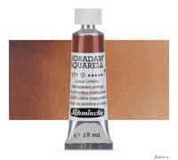 Schmincke - HORADAM® AQUARELL - finest artists' watercolour paints, 671 transparent umber, 14 671 006, 15 ml tube