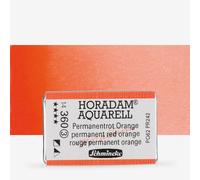 Schmincke : Horadam Watercolour Paint : Full Pan : Permanent Red Orange