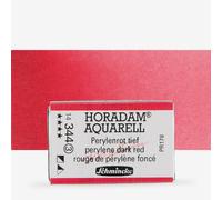 Schmincke : Horadam Watercolour Paint : Full Pan : Perylene Dark Red