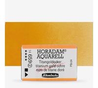 Schmincke : Horadam Watercolour Paint : Full Pan : Titanium Gold Ochre