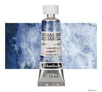 Schmincke Horadam Watercolour Paint Gum Arabic 15ml Tundra Blue Supergranulation
