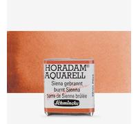 Schmincke : Horadam Watercolour Paint : Half Pan : Burnt Sienna