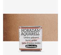 Schmincke : Horadam Watercolour Paint : Half Pan : Burnt Umber