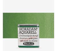 Schmincke - HORADAM® AQUARELL - finest artists' watercolour paints, 512 chromium oxide green, 14 512 044, 1/2 pan