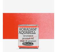 Schmincke : Horadam Watercolour Paint : Half Pan : Geranium Red