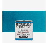 Schmincke - HORADAM® AQUARELL - Finest Artists' Watercolour Paints, 475 Helioturquoise, 14 475 044, 1/2 pan