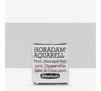 Schmincke - HORADAM® AQUARELL - Finest Artists' watercolours, 102 Permanent Chinese White, 14 102 044, 1/2 pan