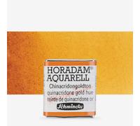 Schmincke : Horadam Watercolour Paint : Half Pan : Quinacridone Gold Hue