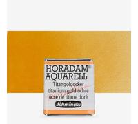 Schmincke : Horadam Watercolour Paint : Half Pan : Titanium Gold Ochre